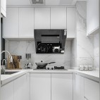 颜值在线极简风，用黑白灰缔造品质生活——厨房图片