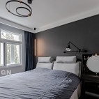 经典黑白灰混搭现代工业风——卧室图片