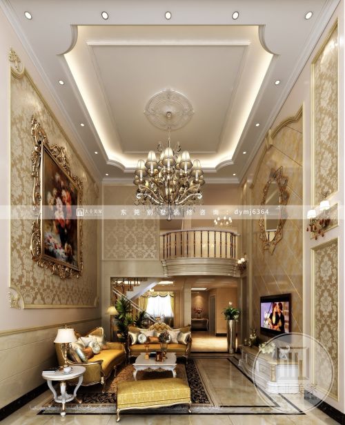 一居欧式豪华装修图片客厅装修效果图360平简欧风格