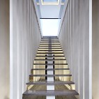 500平别墅豪宅现代简约——楼梯图片
