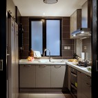 138㎡单身男士的家，高级的黑白灰——厨房图片
