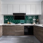 现代简约120平住宅空间——厨房图片