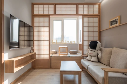 日式原木住宅客厅图片装修图大全
