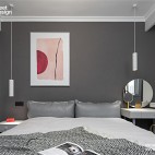 80平两居现代简约-卧室图片