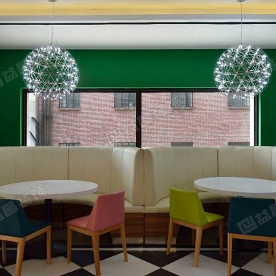 摩登现代茶餐厅装修设计，重现港味潮流。_4026090