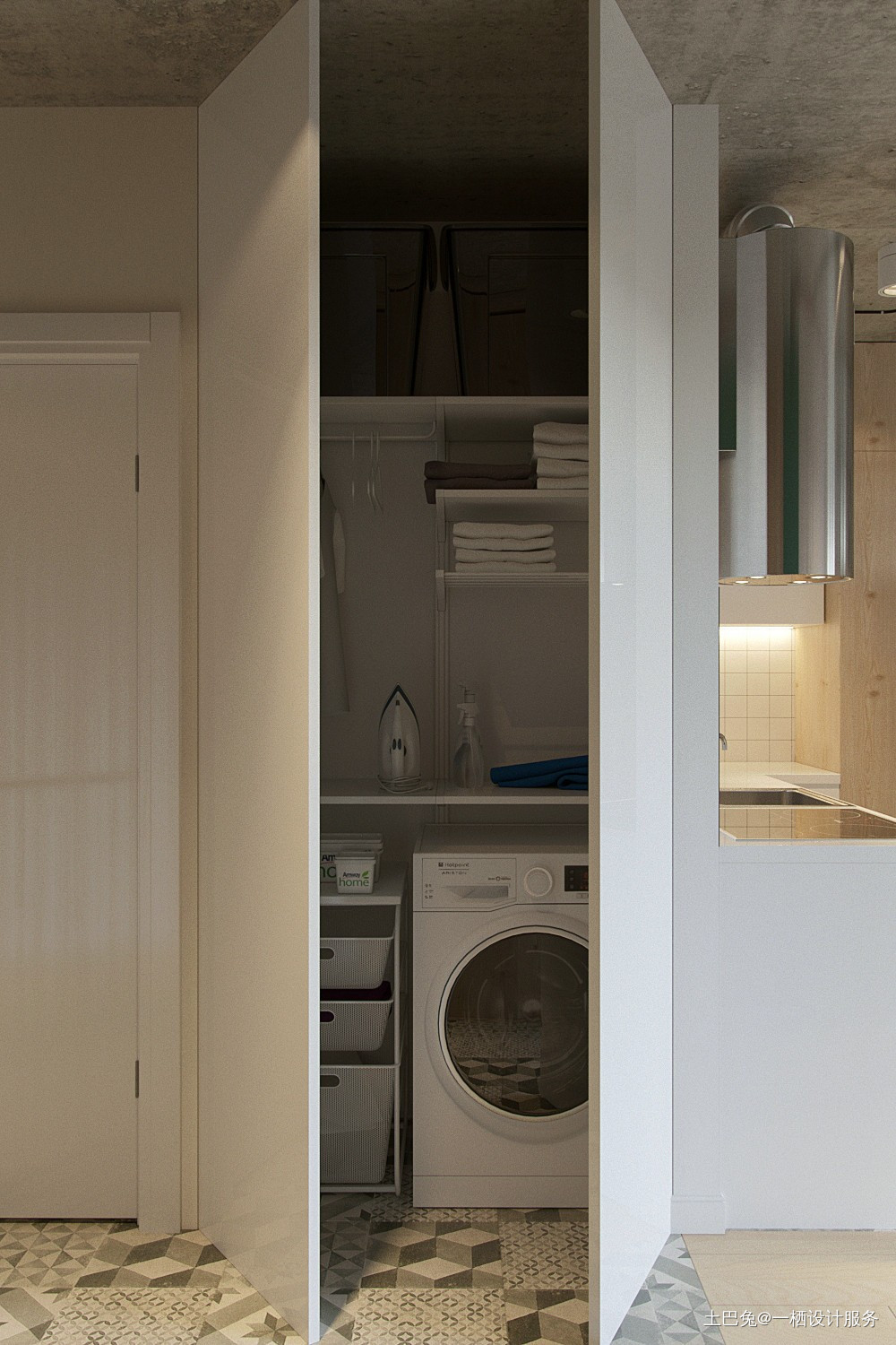 50㎡单身公寓设计一居室这样设计刚刚好现代简约玄关设计图片赏析