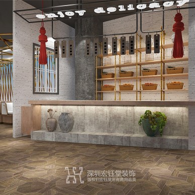郑州餐厅装修设计公司——餐饮装修设计案例_4071137