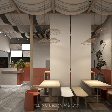 中式复古清新餐厅|雷莫设计_1586616196_4108513