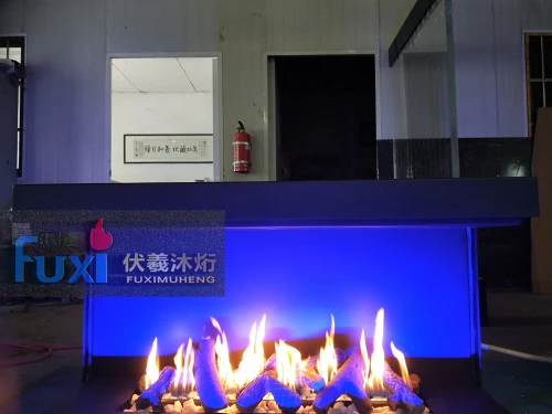 创意燃气壁炉创新真火伏羲燃气壁炉彩色火焰装修图大全