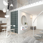 小型公寓开放式客厅设计