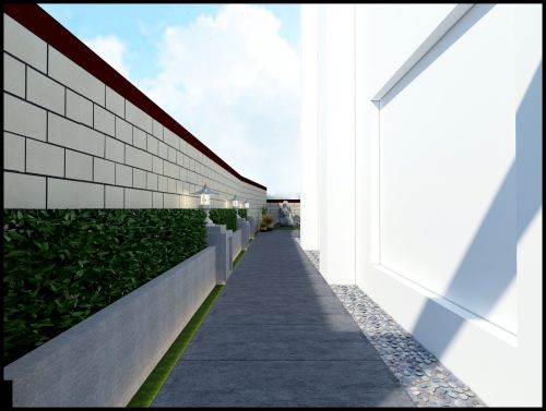 阳台装修效果图别墅庭院设计61-80m²别墅豪宅现代简约家装装修案例效果图