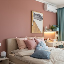 粉色卧室图
