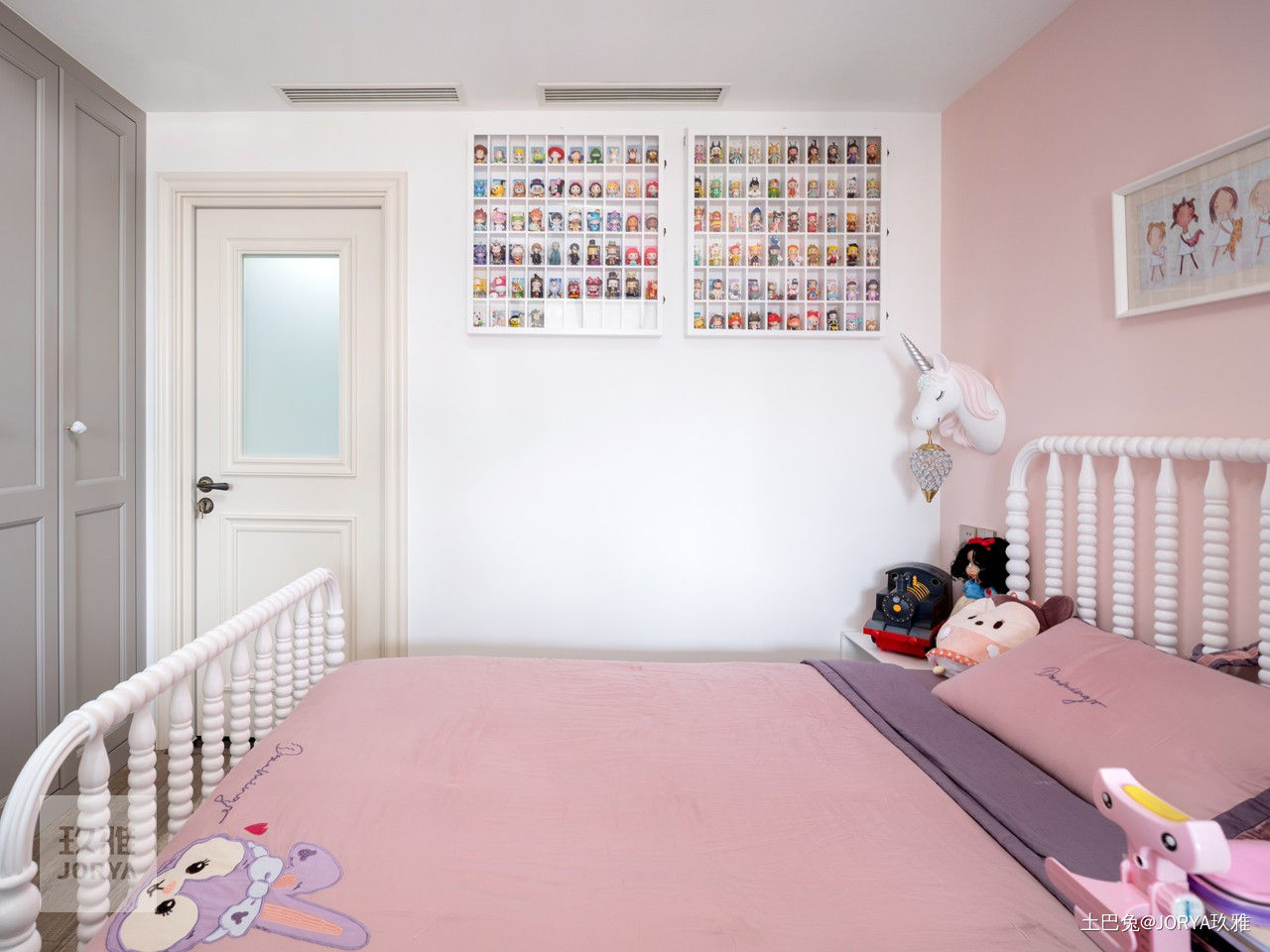 有娃家庭的必备格局洄游动线北欧极简卧室设计图片赏析