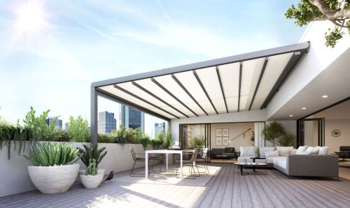 60m²以下别墅豪宅现代简约装修图片阳台装修效果图别墅阳台、露台、平台、屋顶休闲