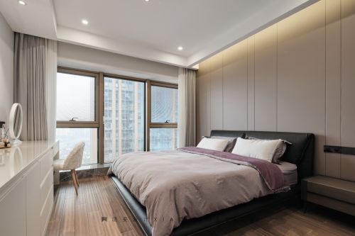 现代简约210㎡三居卧室装修设计效果图