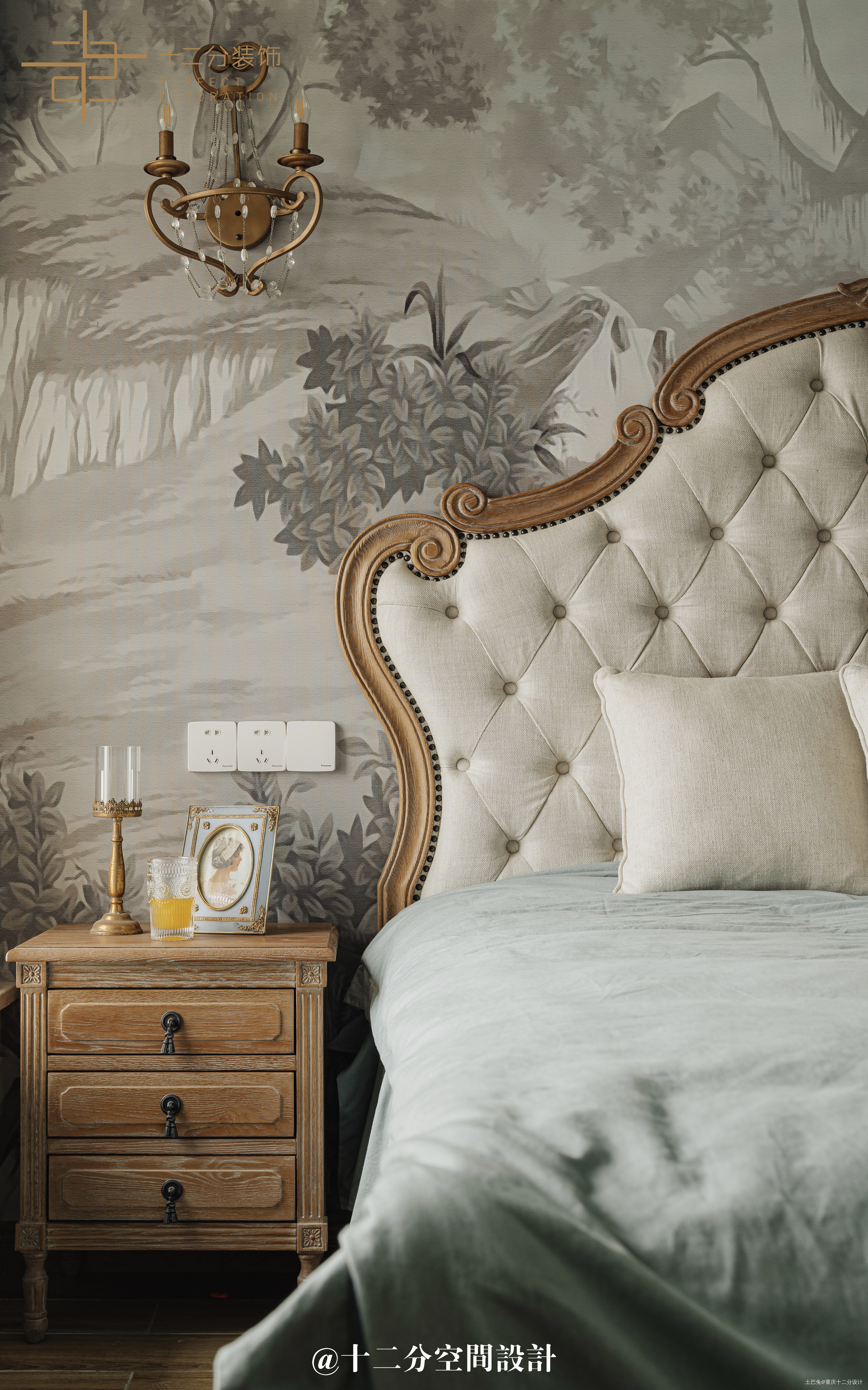 十二分定制打造约克郡浮世绘美式卧室设计图片赏析