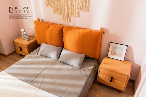 春橙物语，126㎡里木铎之心温润流淌卧室床3图