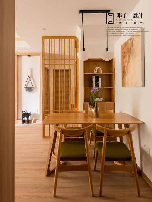 三居日式126㎡餐厅2023装饰设计图