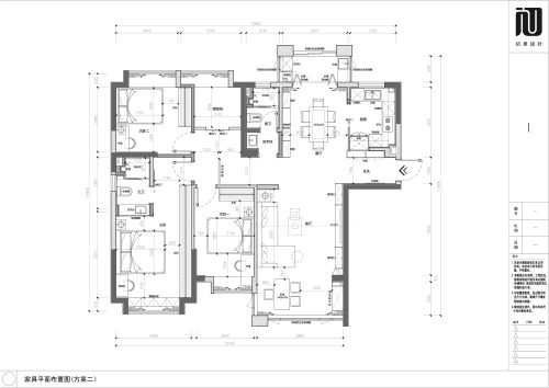装修效果图初里設計现代日式风格住宅101-120m²四居及以上日式家装装修案例效果图