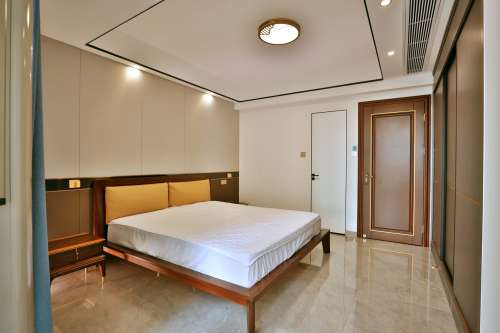 81-100m²三居新中式装修图片卧室装修效果图新中式风格案例