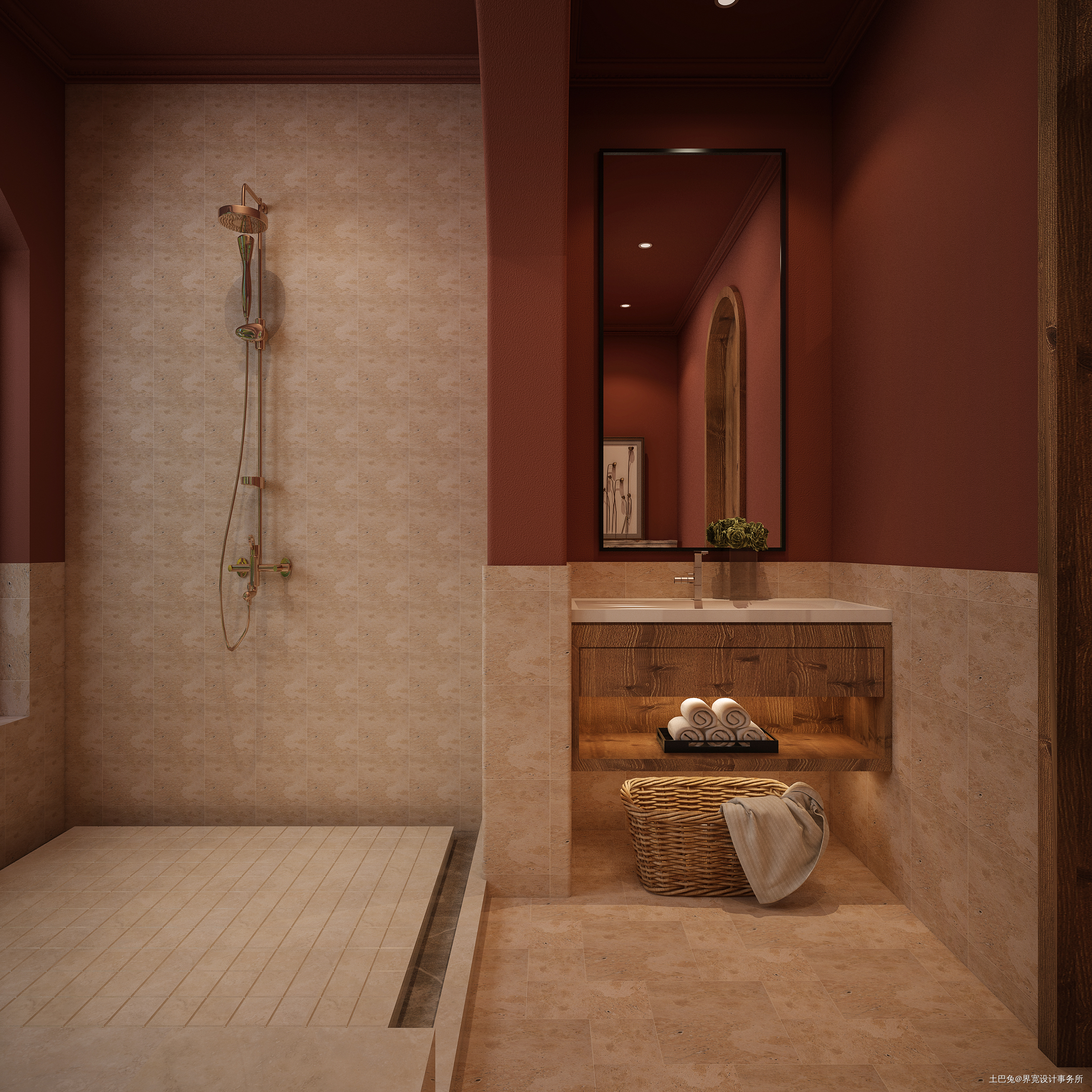 美式居家的风格是一种生活态度美式卫生间设计图片赏析