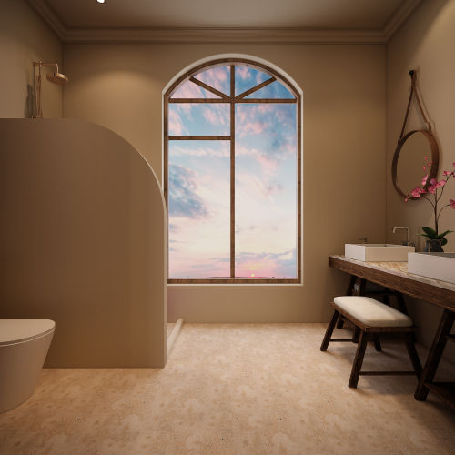 卫生间4装修效果图美式居家的风格，是一种生活态度