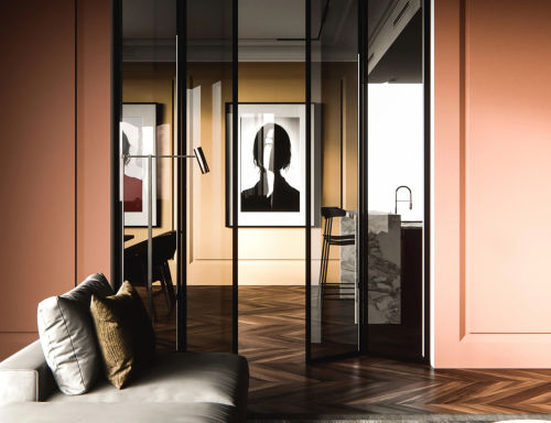 客厅装修效果图世纪中叶风：舒缓宁静、质感、颜61-80m²一居北欧极简家装装修案例效果图