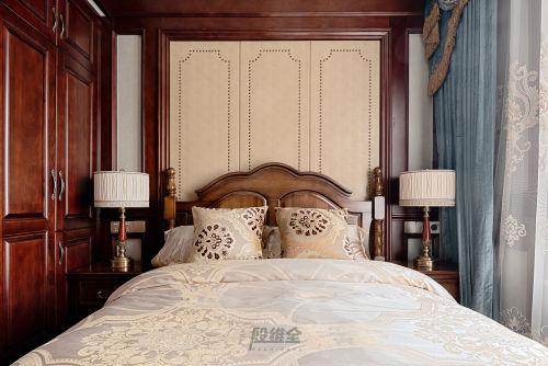 101-120m²四居及以上其他装修图片卧室装修效果图经典传统欧式，木制的传承