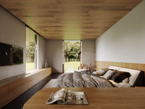 卧室装修效果图日式卧室一居日式家装装修案例效果图
