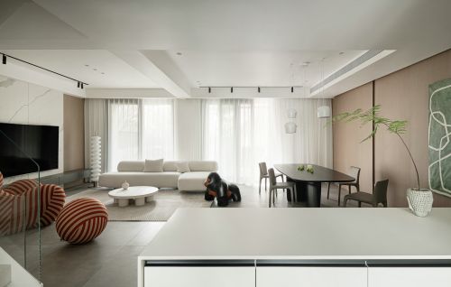 201-500m²四居及以上北欧极简装修图片客厅装修效果图白木之间