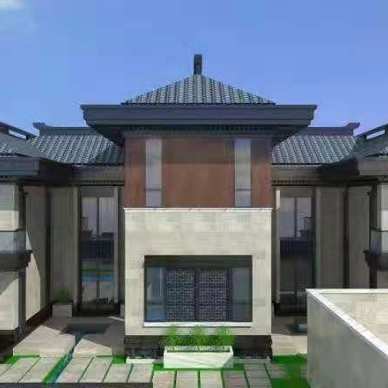 新中式大宅设计【中国院子】_1648637250_4663752