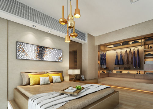 60m²以下复式现代简约装修图片卧室装修效果图loft公寓