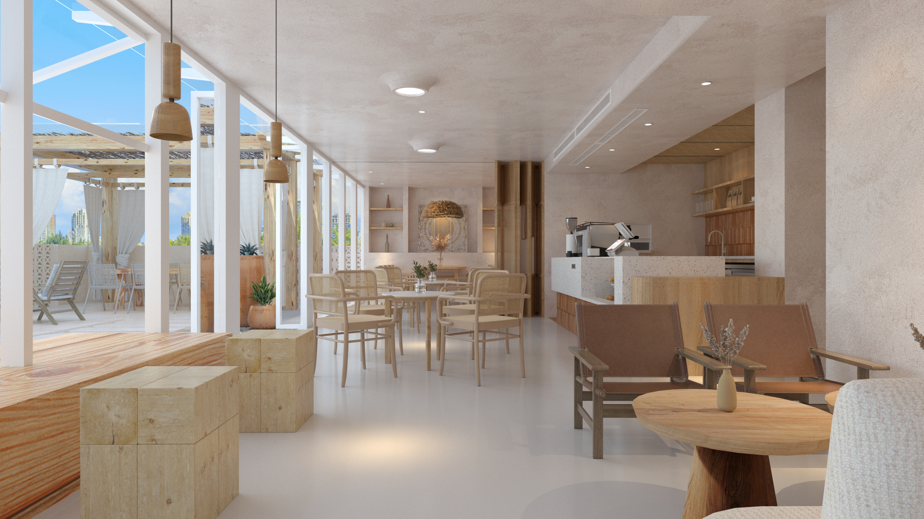 餐饮空间3装修效果图摩洛哥风情咖啡烘焙馆设计图片赏析