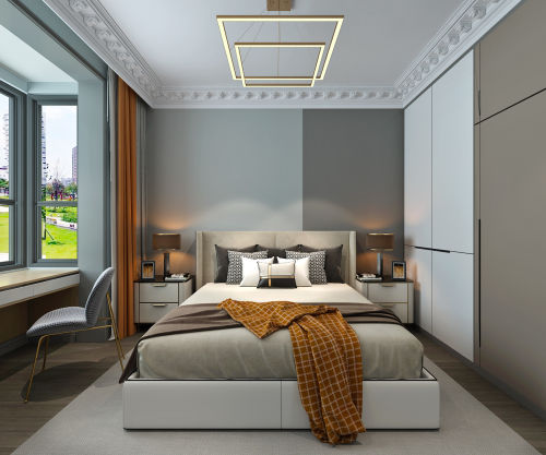 121-150m²欧式豪华装修图片卧室装修效果图别墅式装饰