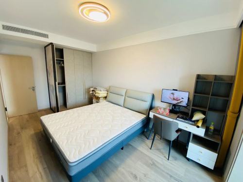 卧室装修效果图有限的价位无限的享受151-200m²二居现代简约家装装修案例效果图