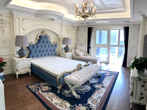 卧室装修效果图365m²法式宫廷风格追求精致201-500m²四居及以上欧式豪华家装装修案例效果图