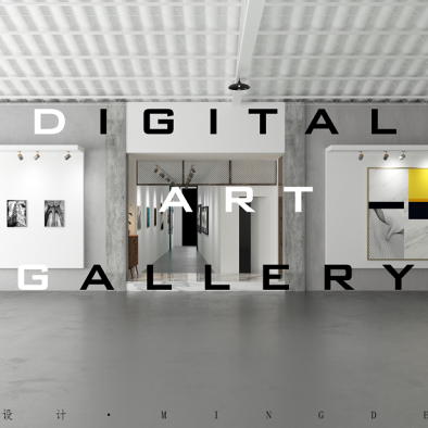 数字艺术NFT画廊设计|广州智慧园画廊