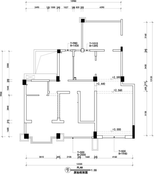 装修效果图万国城高老师复式楼201-500m²复式中式现代家装装修案例效果图
