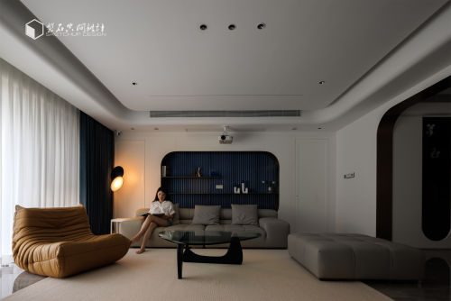 客厅装修效果图克制的奢华与极致的优雅！201-500m²现代简约家装装修案例效果图