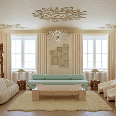 独居特色的法式新古典客厅🪄✨_1666866230_4787067