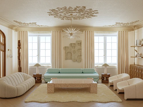 独居特色的法式新古典客厅🪄✨装修图大全