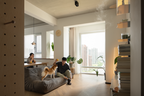 客厅装修效果图少即是多｜探索小空间的无限可能61-80m²日式家装装修案例效果图