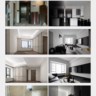 极致黑白，精装房改造出了简约的高级感_1687833195_4881103