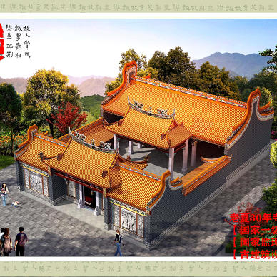 浙江寺庙规划设计图纸，寺院整体规划设计_1712138062_4969128